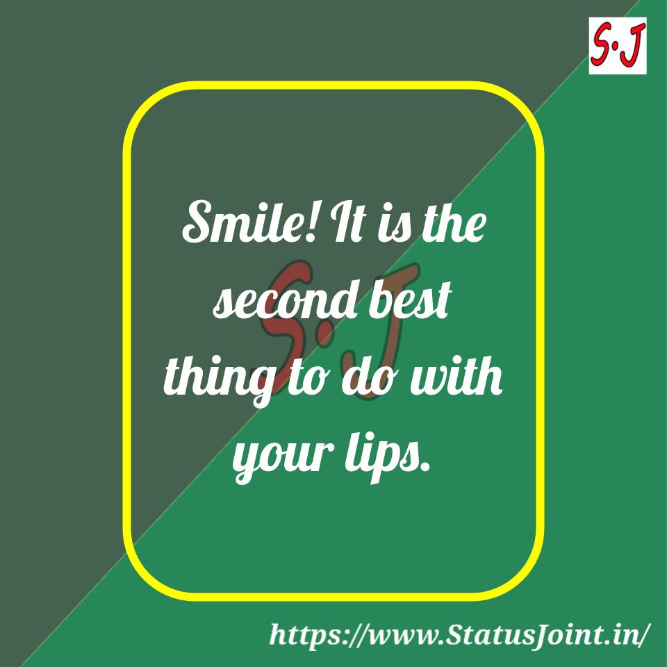 Smile Status In English | Status Joint